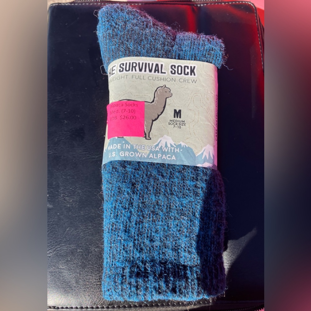 The Survival Sock in Blue